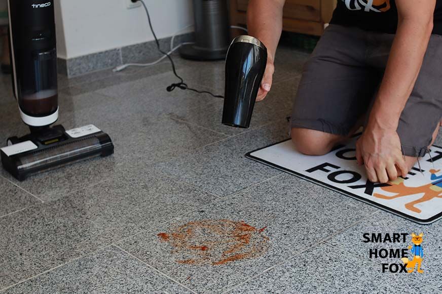 Eingetrockneter Fleck